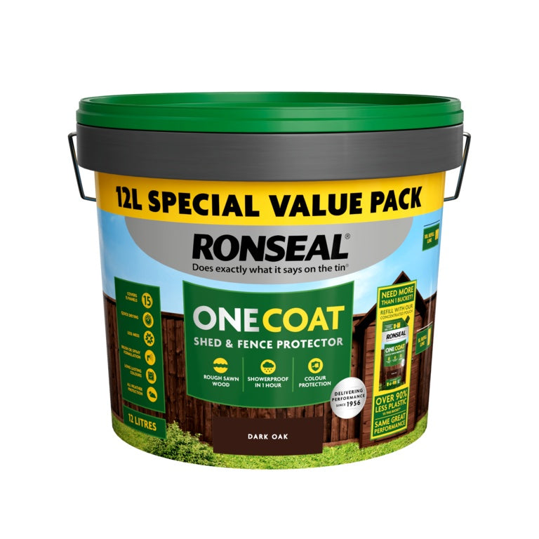 One Coat Shed & Fence Protector 12L