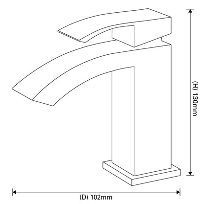 SP Aero Cloakroom Basin Mixer Tap