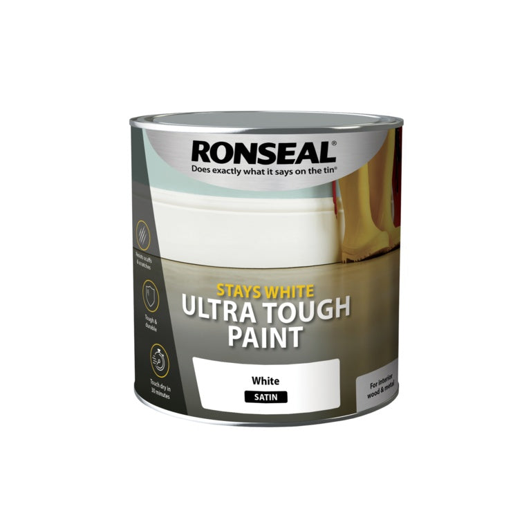 Stays White Ultra Tough Paint 750ml