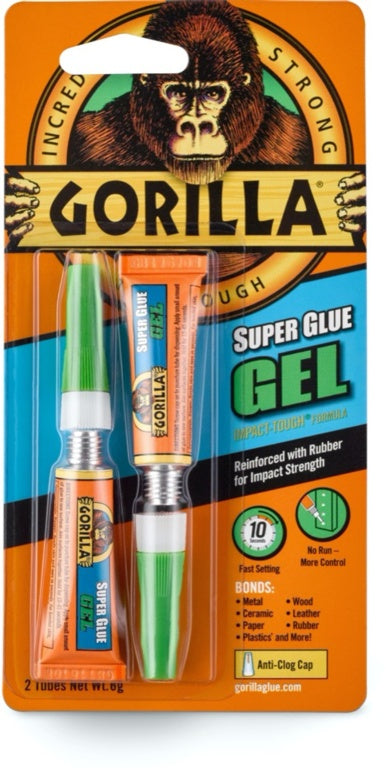Gorilla Super Glue Gel 2x3g