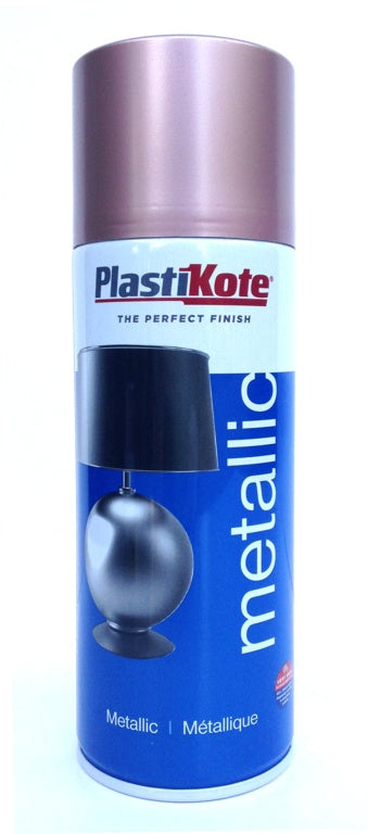 PlastiKote Metallic Paint Aerosol 400ml Rose Gold
