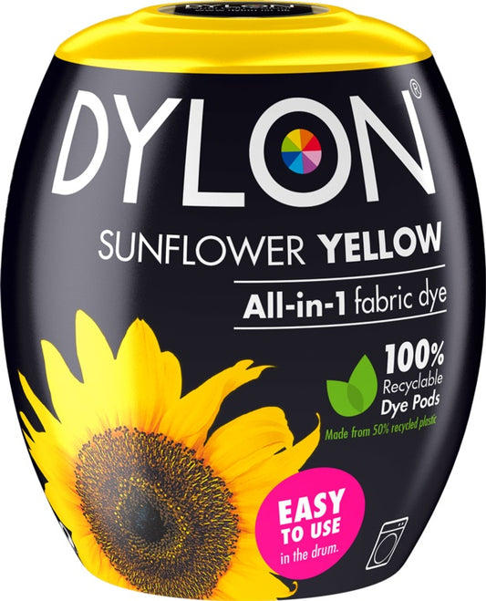 Dylon All in 1 Fabric Dye Sunflower Yellow