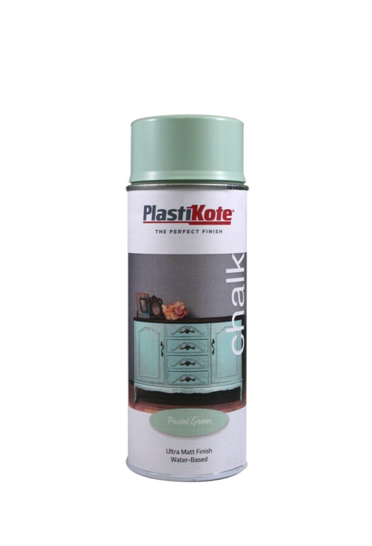 PlastiKote Chalk Spray Paint 400ml Pastel Green