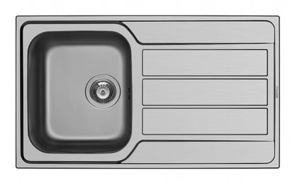 Pyramis Athena Stainless Steel Single Bowl Sink & Tap