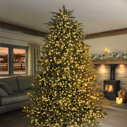 Premier 2000 LED Multi Action Treebrights With Timer Warm White/Green Cable