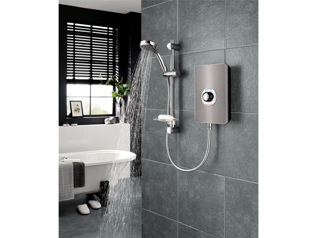 Triton Collection II 9.5kw Electric Shower Gun Metal