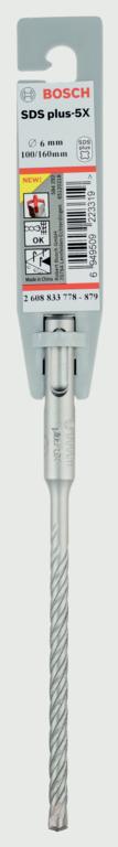 Bosch SDS Plus -5x 6x100x160mm