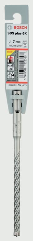 Bosch SDS Plus -5x 7x100x160mm