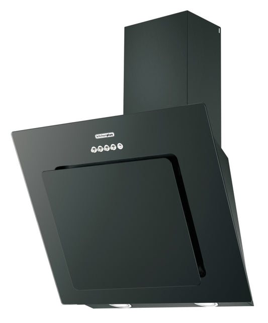 Kitchenplus Black Vertical Cooker Hood 600mm