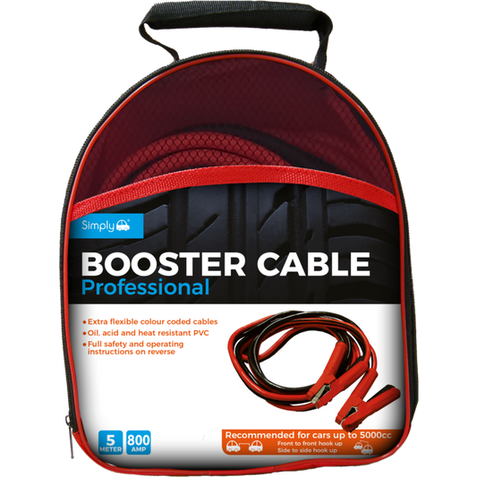 Simply Brands Professional Jump Leads 800amp x 5m