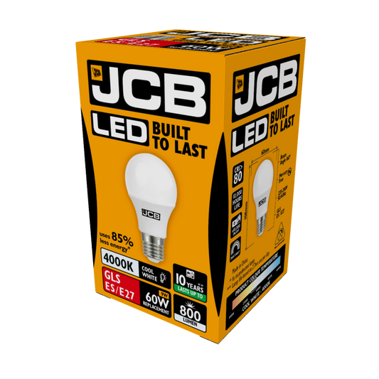 JCB LED A70 10W E27 Boxed