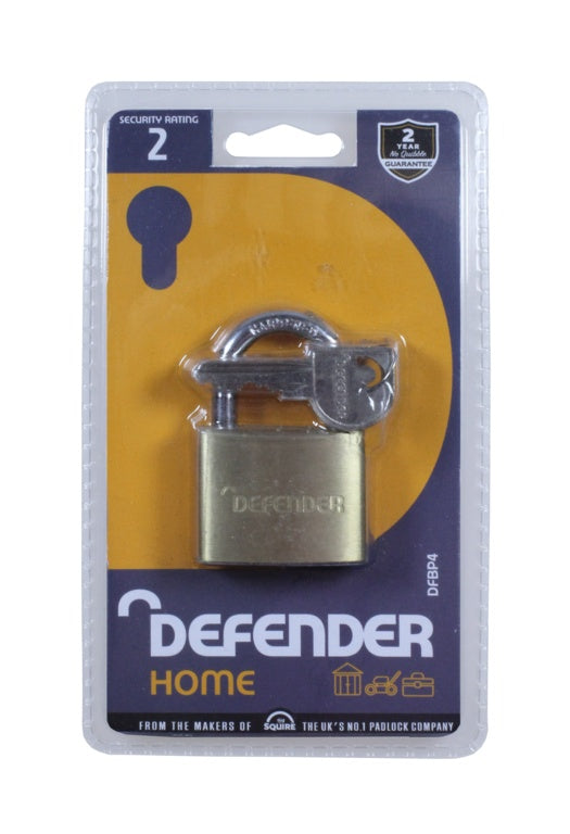 Defender Brass Padlock