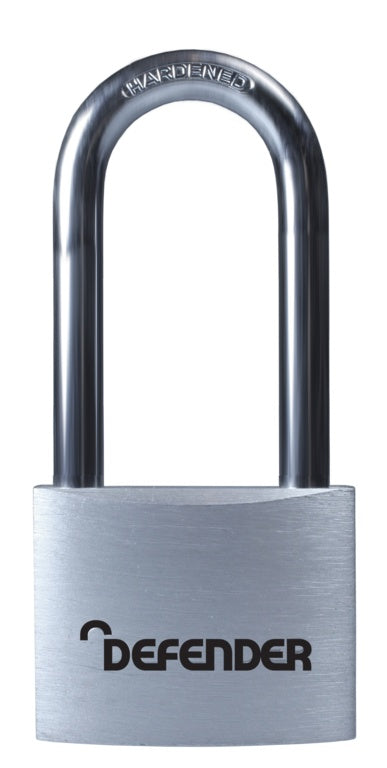 Defender Aluminium Padlock Long Shackle