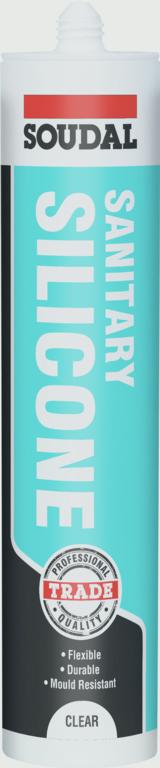 Soudal Sanitary Silicone 300ml Clear