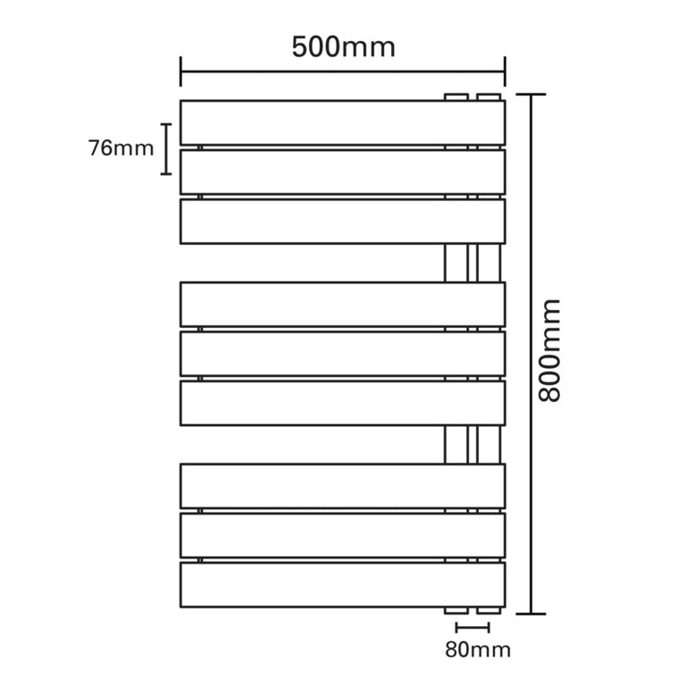 SP Lomond Designer Radiator Chrome
