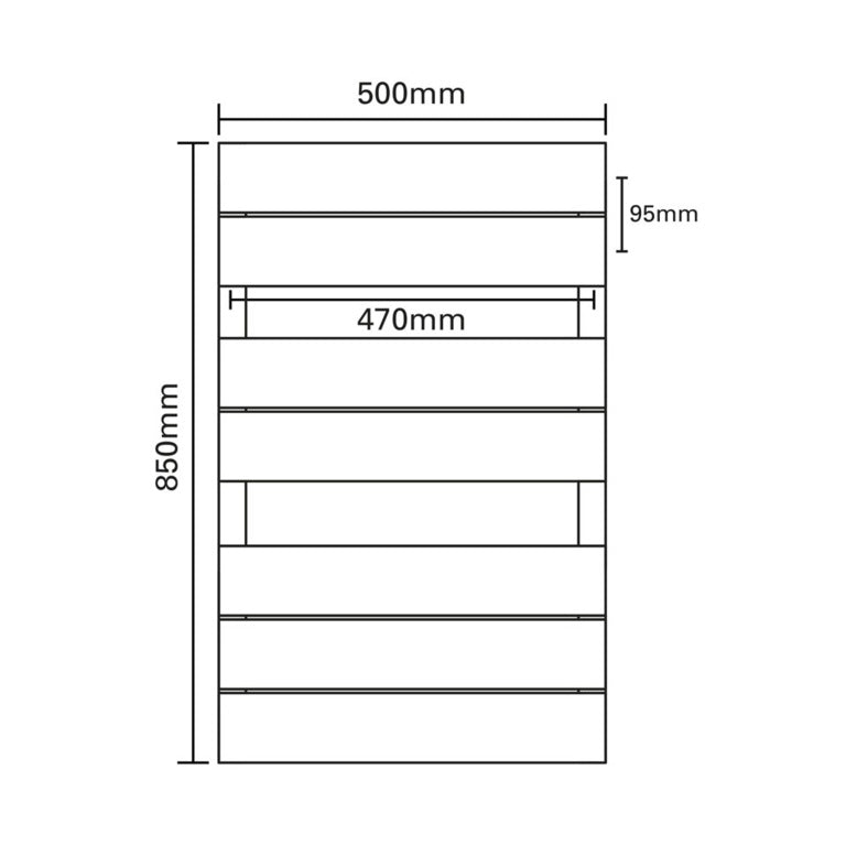 SP Leighton Designer Radiator Anthracite