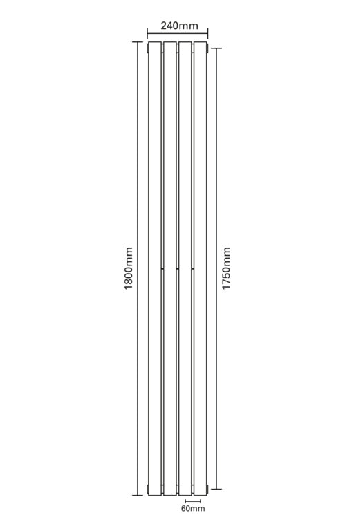 SP Ashford Designer Radiator White