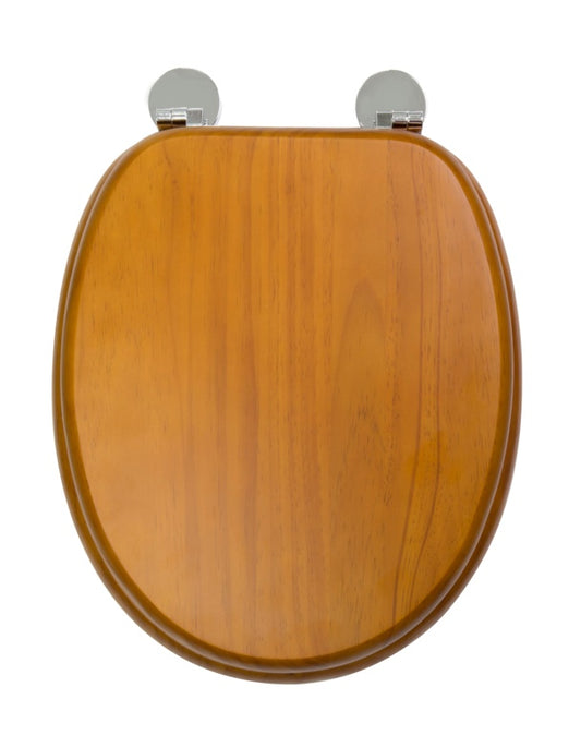 Croydex Flexi-Fix Toilet Seat Davos Antique Pine