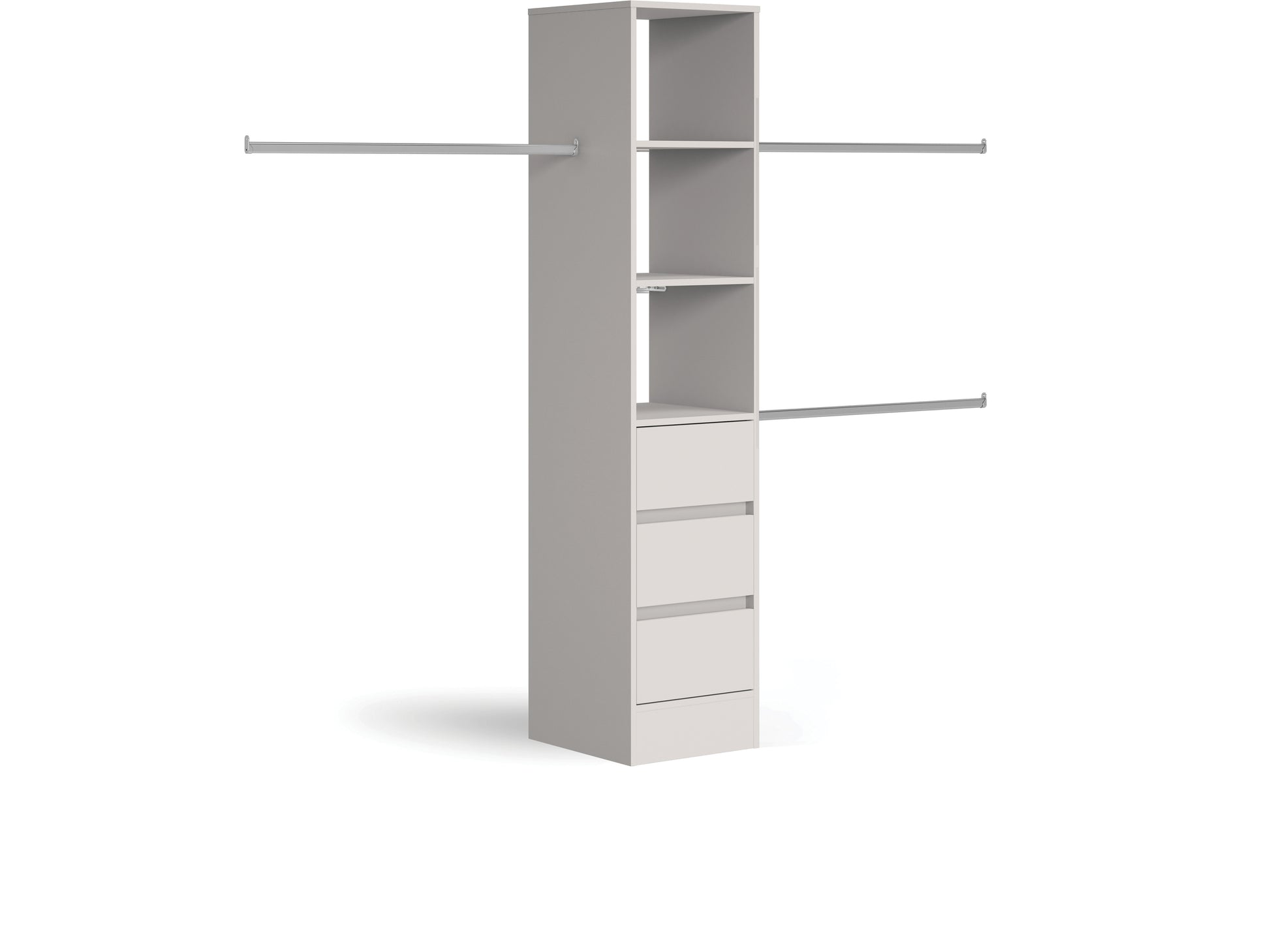 Spacepro Basix Twin Drawer Pack - White - image 3