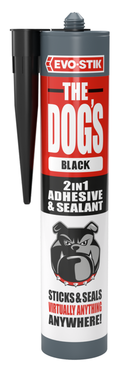 Evo-Stik The Dogs 2 In 1 Adhesive & Sealant 290ml Black