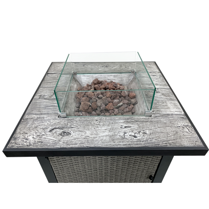 Tepro 76cm Gas Fire Pit Table