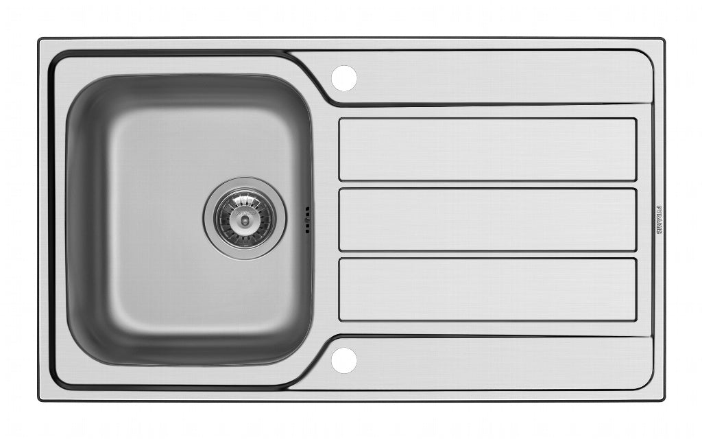 Pyramis Athena Stainless Steel Single Bowl Inset Sink