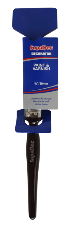 SupaDec Decorator Paint & Varnish Brush .75"/19mm