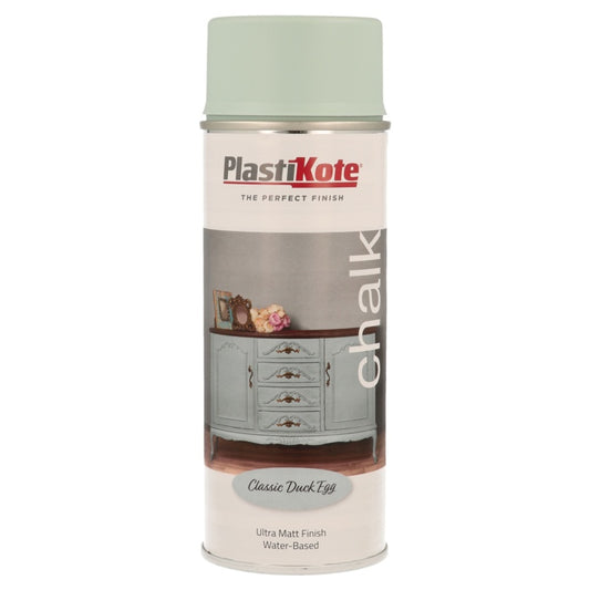PlastiKote Chalk Spray Paint 400ml Classic Duck Egg
