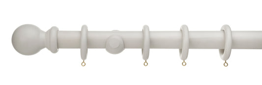 Universal 28mm Wood Pole Kit Grey 300cm