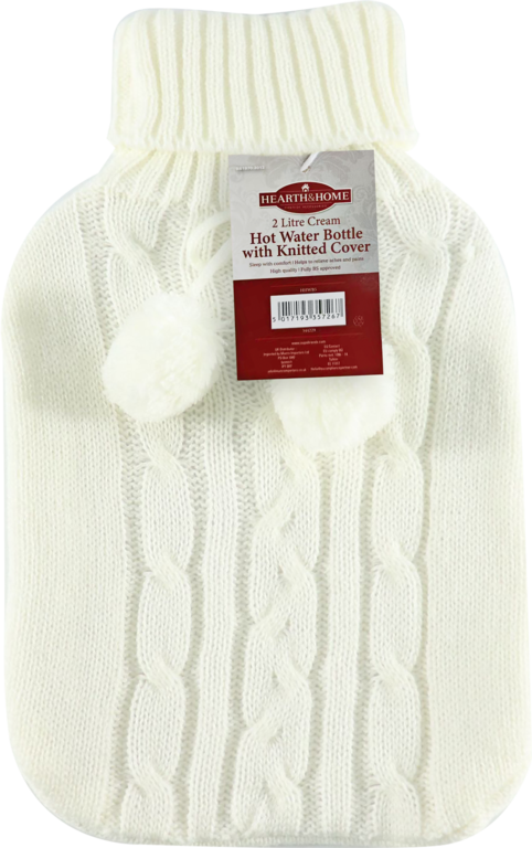 Hearth & Home 2L Hot Water Bottle with Cover