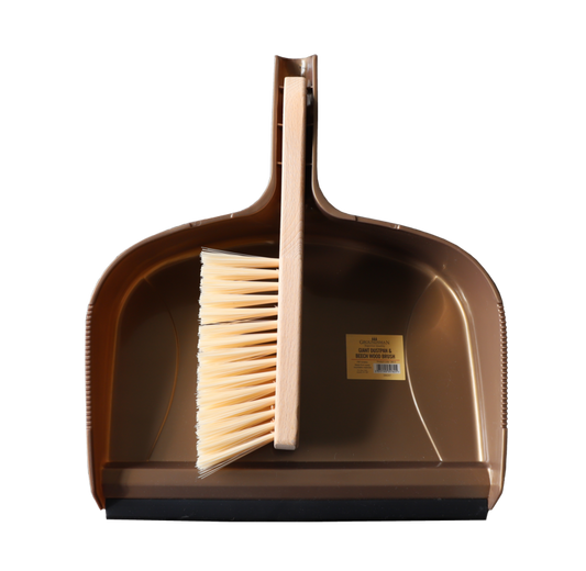 Giant Dustpan & Beech Wood Brush