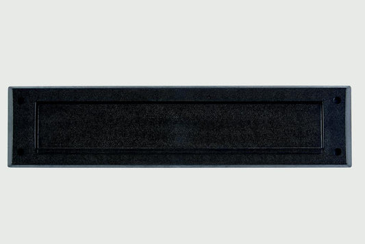 Woodside Letterbox Draught Excluder With Cover Brown