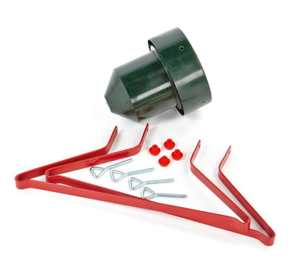 Premier Real Tree Metal Stand 46cm Green Red