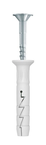 Rawlplug Nylon Hammer In Fixing With Countersunk Head 8X120 Pack 20