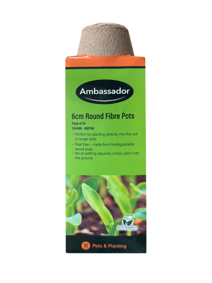 Ambassador Round Fibre Pots