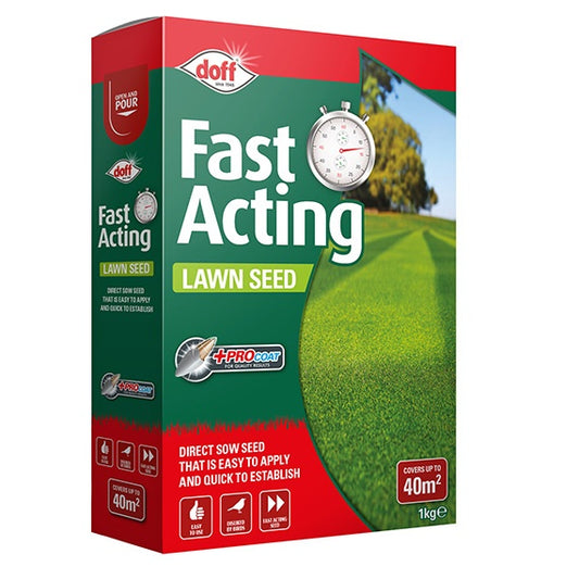 Doff Fast Acting Lawn Seed With Procoat 1kg