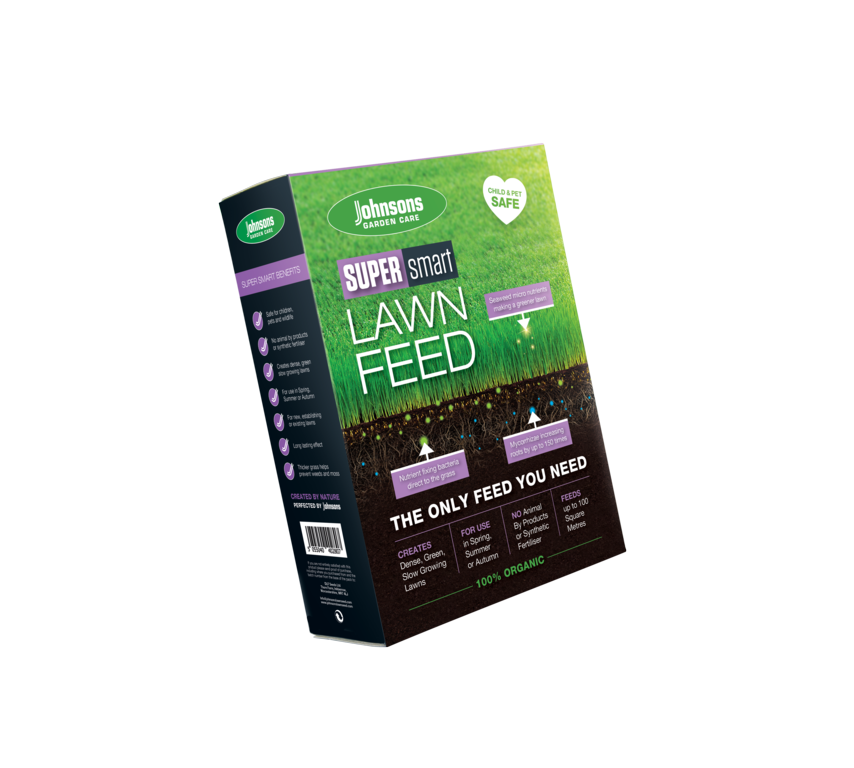 Johnsons Lawn Seed Super Smart Lawn Feed 100sqm