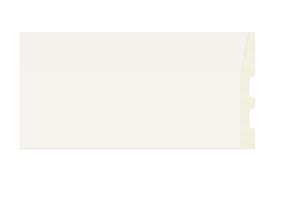 Emafyl White Chamfored Skirting Board