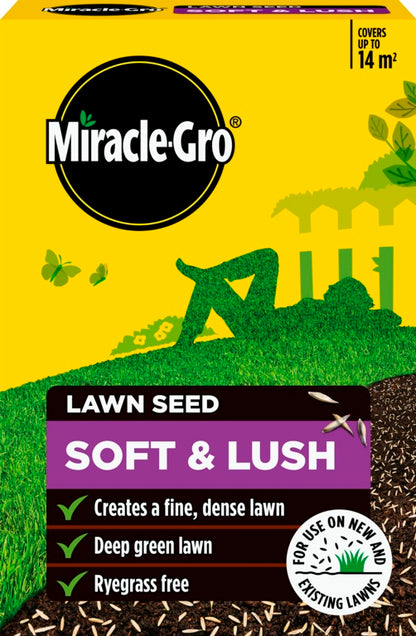 Miracle-GroÂ® Lawn Seed Soft & Lush