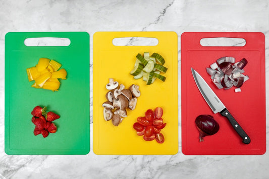 Chef Aid Poly Chopping Board 35 x 25cm Red