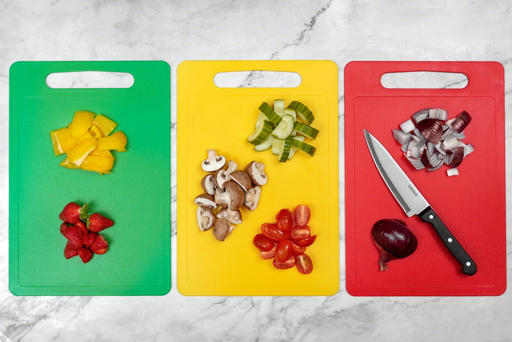 Chef Aid Poly Chopping Board 35 x 25cm Green