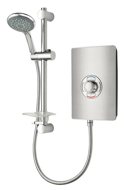 Triton Collection II 9.5kw Electric Shower Brushed Steel