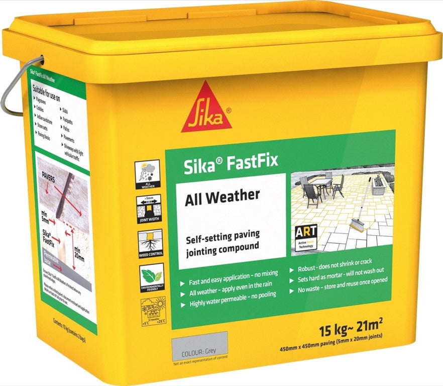 Sika Fastfix All Weather Jointing Compound Buff - 15kg