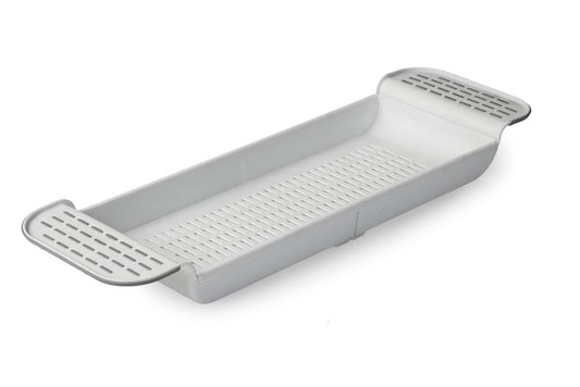 Blue Canyon Extendable Over Bath Rack White