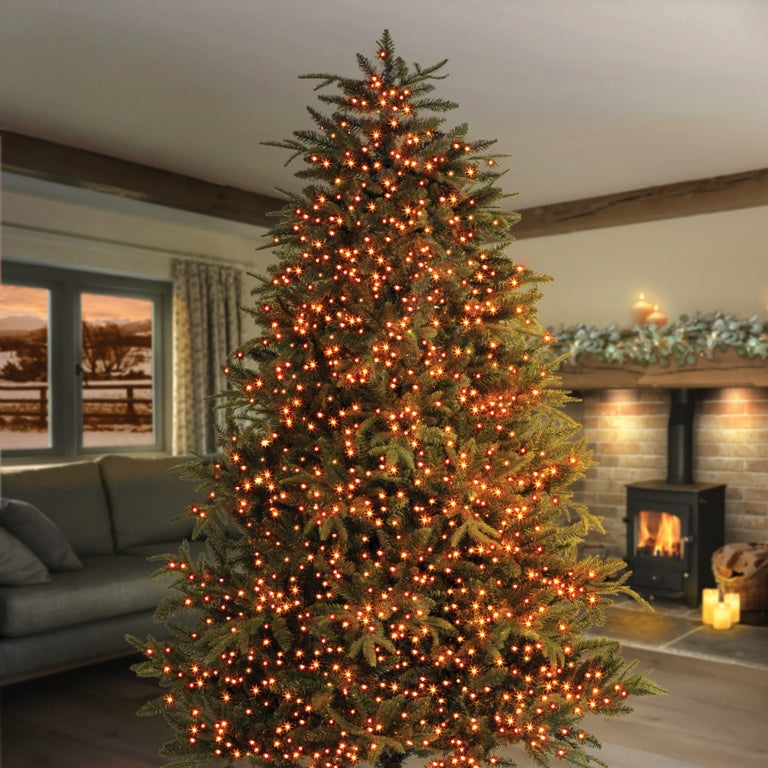 Premier 750 LED Multi Action Treebrights With Timer Vintage Gold/Green Cable