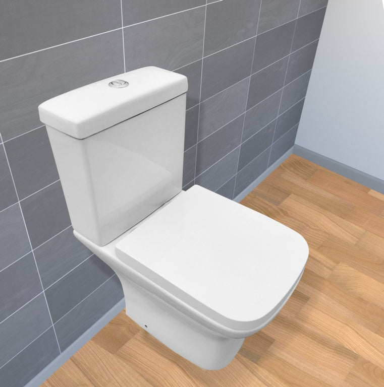SP Pure Rimless One Box Toilet & Seat W: 375mm H: 780mm D: 605mm