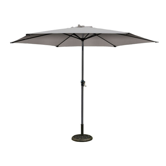 Pagoda 3m Crank & Tilt Parasol Grey