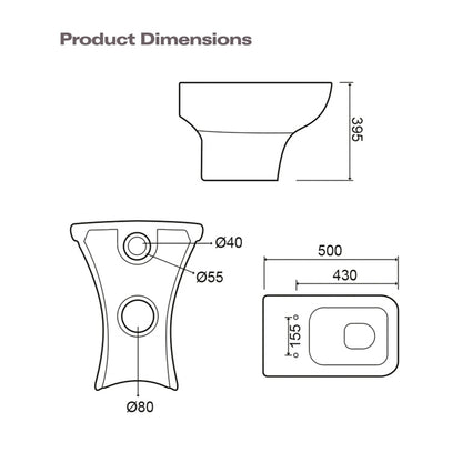 SP Back To Wall Pan