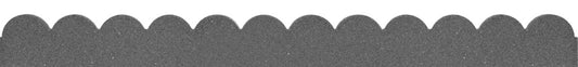 Primeur Flexi Curve Scallop Border Grey 5x10x120cm