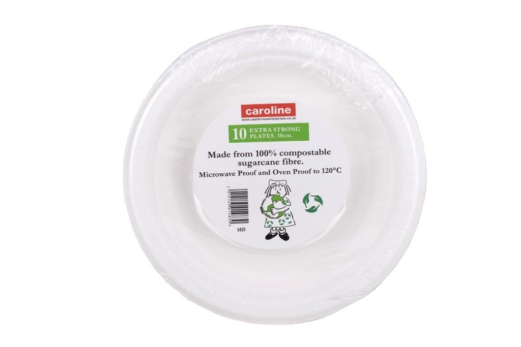 Castleview Extra Strong Plates Pack 10 7"/18cm